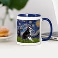 thumbnail image 3 of CafePress - Starry Night/Boston Terrier Mug - 11 oz Ceramic Mug - Novelty Coffee Tea Cup, 3 of 4