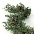 thumbnail image 6 of 72"L Sullivans Artificial Berry Cedar Christmas Garland, Green, 6 of 6
