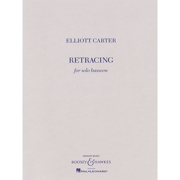 Retracing: For Solo Bassoon, (Paperback)