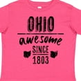 thumbnail image 4 of Inktastic Ohio Awesome Since 1803 Boys or Girls Toddler T-Shirt, 4 of 5