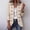 Beige, variant on Womens Polka Dot Cardigan Blazer Ruffled Edge Button Up Casual Business Suit Coats Lightweight Long Sleeve Daily Fall Outerwear