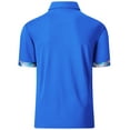 thumbnail image 2 of SPEEDRUN Men's Golf Polo Shirts, Classic Fit Short Sleeve for Casual & Business Wear, RoyalBlue XL, 2 of 6