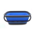 thumbnail image 3 of SAMMART 11.6L (3.06 Gallon) Collapsible Rectangular Handy Basket/Bucket (Blue, 1), 3 of 5