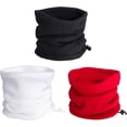 thumbnail image 2 of LinYooLi 3PCS Winter Neck Warmer Neck Gaiter Fleece Skiing Cycling Windproof Balaclava Scarf For Men Women, 2 of 7