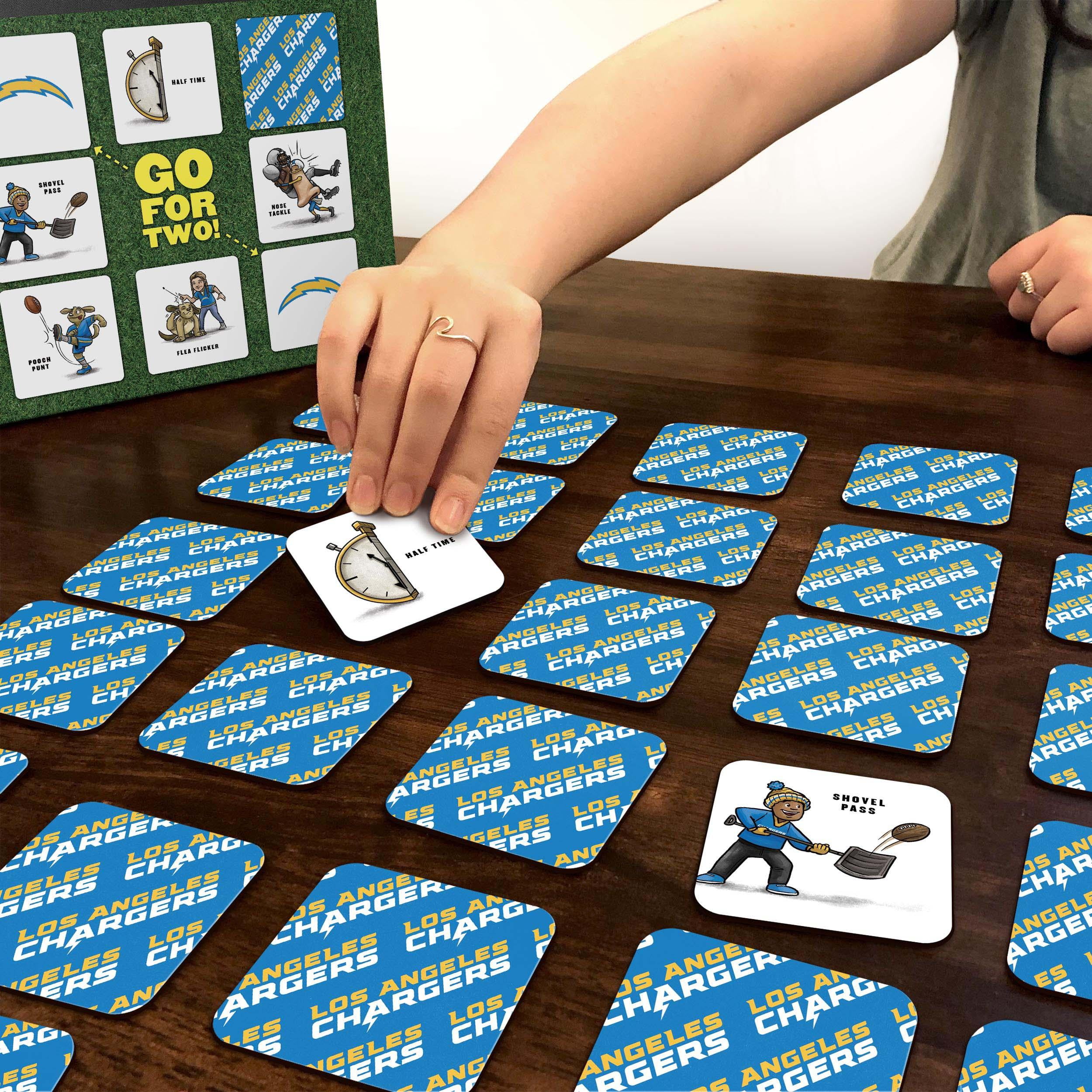 YouTheFan NFL Los Angeles Chargers Memory Match Game