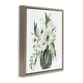 thumbnail image 2 of Stupell Industries Shabby Chic Rounded White Anemones Brown Floating Frame Canvas Art, 18 x 18, by Lucille Price, 2 of 8