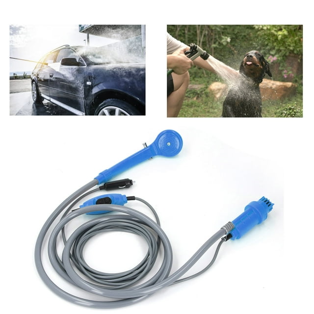 Douche de Camping Portable Étanche, Eau Réglable pour Divertissement, Irrigation, Camping, Randonnée, Lavage de Voiture, Voyage