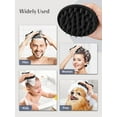 thumbnail image 6 of HEETA Scalp Massager Hair Growth, Scalp Scrubber with Soft Bristles, Integrated Silicone Design, Exfoliator for Dandruff Removal & Relaxation, Shampoo Brush Fit Wet Dry Hair Use, Black, 6 of 10