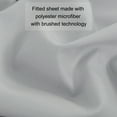 thumbnail image 4 of PiccoCasa Brushed Microfiber Fitted Sheet Queen Mattress Protector, 78"x60" Gray, 4 of 6