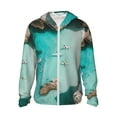 thumbnail image 2 of Lsque Turquoise Beach Kayaking UPF 50+ Lightweight Sun Protection Men's Women's Long Sleeve Shirt, Hoodie Performance -3X-Large, 2 of 9