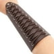 thumbnail image 4 of 1 par de protectores de brazo de cuero, muñequeras unisex, protectores de brazo de cuero con cordones para tiro con arco, 4 of 8