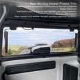 thumbnail image 3 of Windshield Defogger Guards, 1 Pair Classic Black Electrical Insulation Rear Window Heater Protect Trim Precise  For Bronco, 3 of 8
