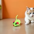 thumbnail image 3 of 6pcs juguete de ratón de cuerda elástica ratón divertido gato jugando accesorios gato juguete interactivo juguete (color aleatorio), 3 of 6