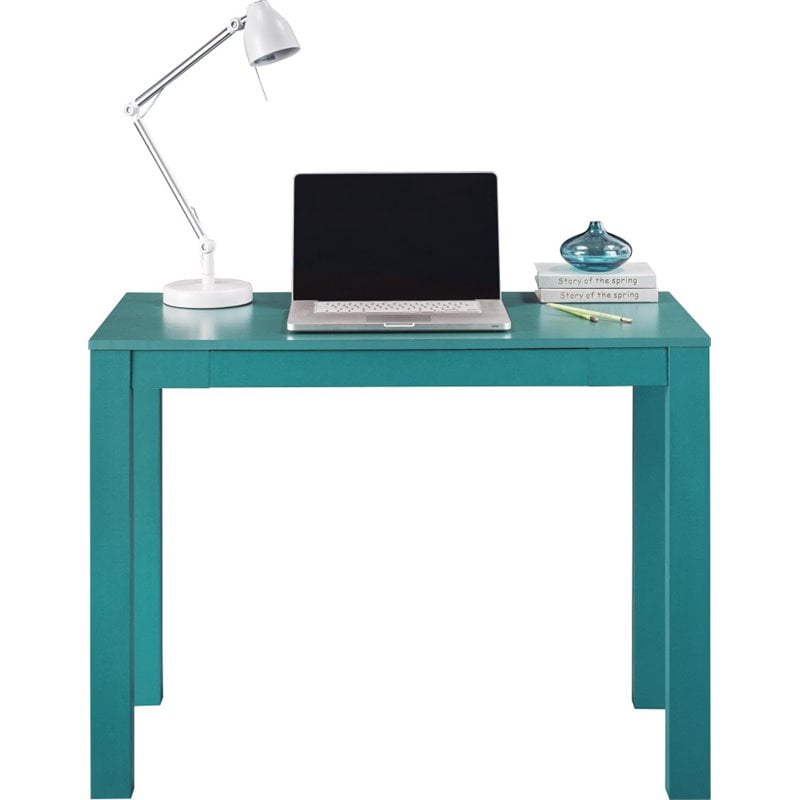 Altra Furniture Parsons Writing Desk In Teal Walmart Com