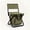 Army Green, variant on WSTRNIX Portable Folding Fishing Chair with Backrest & 10L Storage Bag, Lightweight Oxford X-Frame Stool Supports 300 Lbs, Foldable Outdoor Seat for Fishing Camping Hiking Beach Hunting