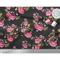 thumbnail image 2 of Soimoi Cotton Duck Fabric Leaves,Rose & Peony Floral Decor Fabric Printed Yard 42 Inch Wide, 2 of 3