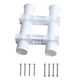 thumbnail image 4 of Soporte para caña de pescar de 2 tubos, regalo para el marido. Blanco, 4 of 9