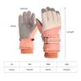 thumbnail image 3 of COMVALUE Kids Waterproof Ski-Gloves Warm Snow Gloves for 6-12 Years Winter Thick Warm Snowboard Gloves for Youth Teens (Hot Pink, One Size), 3 of 5