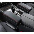 thumbnail image 5 of Car Armrest Box Adjustable Pad Refit Car Central Lift Storage Armres Organizer Box Arm Rest (Black red line), 5 of 5