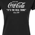 thumbnail image 3 of Coca-Cola - It's The Real Thing - Juniors Fitted Graphic T-Shirt, 3 of 5