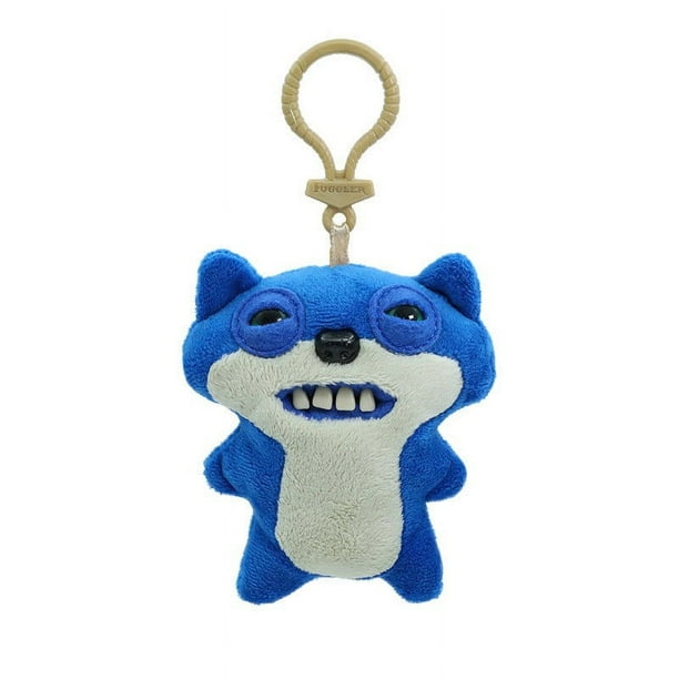 HIXOWIA Fuggler Key Ring Fugg Key Chain V2 Series, 5" cute Fugglers Key Rings Ugly Monster Plush Toy Dolls, Creative Pendants Ornaments, Birthday Christmas Gifts for Kids Adults, Suspicious Fox