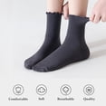 thumbnail image 5 of YooGuoGuo Womens Ankle Socks Ruffle Cotton Cute Frilly Trim Breathable Crew Ruffled Socks 6 Pack, 5 of 6