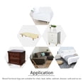 thumbnail image 7 of 8" Round Wood Furniture Leg Chair Table Cabinet Cupboard Feet Replacement (1pcs), 7 of 7