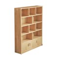 thumbnail image 2 of Estantería de madera maciza pura, armario de piso a techo, armario de almacenamiento de pino para niños, almacenamiento contra la pared, hogar para estudiantes, 2 of 4