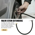 thumbnail image 2 of Unique Bargains 1pcs 40cm 15.75' Tire Valve Stem Extension Inflator Extender Hose Universal Fit for Car Motorcycle Bicycle, 2 of 8