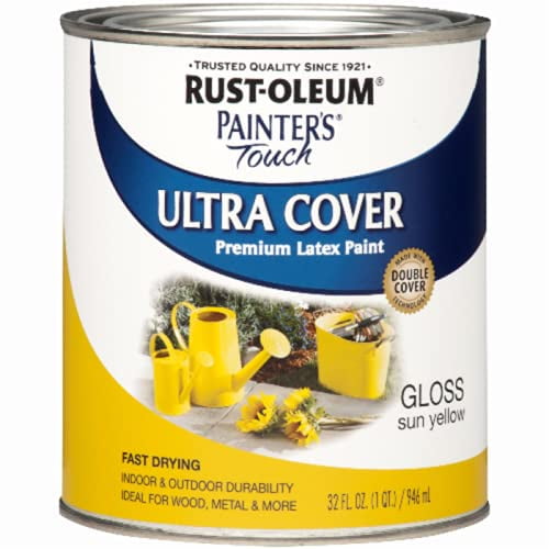 Rust-Oleum 1945502, 32 Fl Oz (Pack of 1), Gloss Sun Yellow