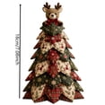 thumbnail image 3 of 2026 New Christmas DIY Quilted Fabric Tree Kit, 3D Fabric Patchwork Craft Set for Beginners, Handmade Tabletop Holiday Decor, Ideal for Christmas Decoration,C, 3 of 5