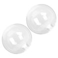 thumbnail image 3 of 2Pcs Replacement Globe Lampshade Ceiling Lamp Transparent Cover Pendant Lamp Glass Lampshade, 3 of 8