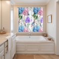 thumbnail image 3 of Curtains 63 Inch Length 2 Panels, Botanical Flowers Grommets Window Treatment Curtain, Spring Blue Pink Purple Floral Dragonfly Thermal Curtains Drapes for Living Room/Bathroom, 3 of 9