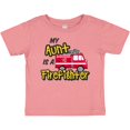thumbnail image 3 of Inktastic My Aunt is a Firefighter with Fire Truck Boys or Girls Baby T-Shirt, 3 of 5