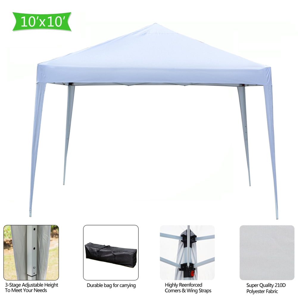Aimee Lii 116"x116" Canopy Tent Awnings for Decks, Backyard Canopy Gazebo, Awnings for Patio Waterproof, Outdoor Patio Awnings for Party Camping BBQ Events, White Aimee Lii 116"x116" Canopy Tent Awnings for Decks, Backyard Canopy Gazebo, Awnings for Patio Waterproof, Outdoor Patio Awnings for Party Camping BBQ Events, White