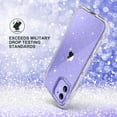 thumbnail image 5 of ULAK iPhone 12 Case, iPhone 12 Pro Case, Clear Sparkle Heavy Duty Shockproof Hard Back Phone Case for Apple iPhone 12 & 12 Pro 6.1 2020, Crystal Clitter, 5 of 10