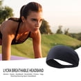 thumbnail image 3 of Diadema deportiva para hombres y mujeres, banda elástica para el cabello de secado rápido (negro) Tmvgtek Otros Deportes y Recreación, 3 of 9