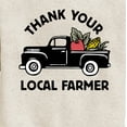 thumbnail image 3 of Instant Message - Thank Your Local Farmer - Toddler & Youth Crewneck Fleece Sweatshirt, 3 of 6