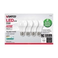 thumbnail image 2 of 4Pk - 5W A19 LED 4000K Dimmable E26 Medium base 230 deg. Beam Angle - 40w equiv, 2 of 7
