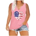 thumbnail image 1 of Birdeem Débardeur d'Été Oversize pour Femmes, Imprimé, à Col en V, Sans Manches, T-Shirt, Hauts Grande Taille, 1 of 7