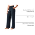 thumbnail image 4 of Pantalones CRZ YOGA Butterlift de pierna ancha, tiro alto con bolsillos L, 4 of 6
