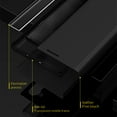 thumbnail image 2 of TECH CIRCLE OnePlus Nord N200 5G Case, Ultra-Thin Slim Premium Leather Luxury Business Shockproof Bumper Full Body Protective Magnetic Kickstand Cover for OnePlus Nord N200 5G 6.49 inch, Black, 2 of 6