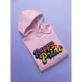 thumbnail image 3 of Happy Pride Bubblegum Banner Hoodie Women -Smartprints Designs, Female Large, 3 of 4