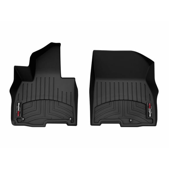 WeatherTech Custom Fit FloorLiners compatible with 2026-2026 Hyundai Palisade Hybrid - 1st Row (Driver & Passenger), Black