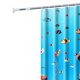 thumbnail image 1 of Cortina de ducha impermeable de 180x200 cm para dormitorio (mundo submarino) Ndcxsfigh Libre de BPA, 1 of 6