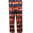 thumbnail image 2 of Briefly Stated Mens Marvel Comics Spiderman Fair Isle Christmas Silky Fleece Lounge Pants (Medium), 2 of 2