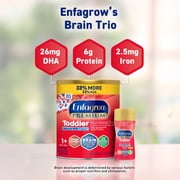 (4 pack) Enfagrow Premium Toddler Milk Nutritional Drink, Enfagrow Toddler Drink, Try Our Brain-Supporting Trio, 32oz Can