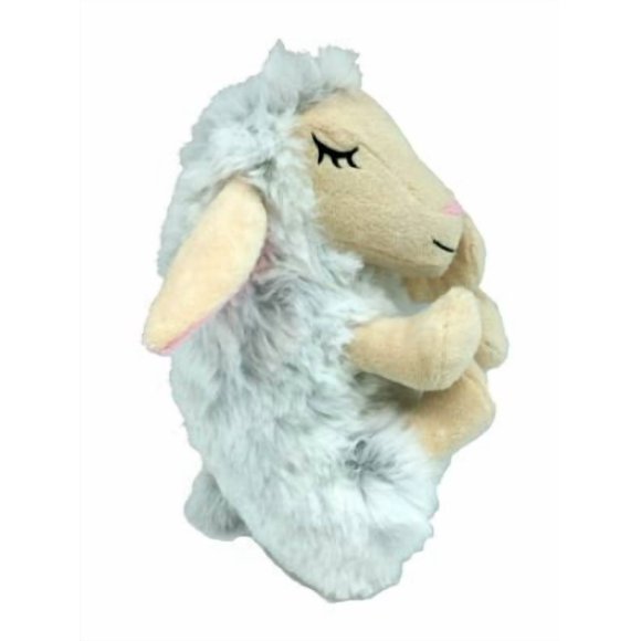 Loopies Fat Lamby Lamb Dog Toy Large 8 Inch with Grunt Sound Pet