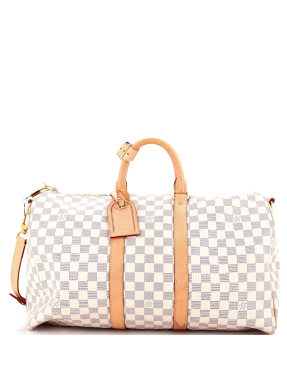 Pre-Owned Keepall Bandouliere Bag Damier 45 By Rebag