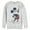 White, variant on Men's Mickey & Friends Plaid Mickey Mouse Retro Sweatshirt Athletic Heather X Large